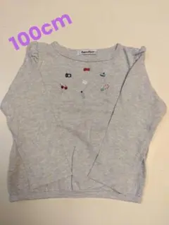 familiar カットソー(100cm)＆パンツ(90・100cm)セット