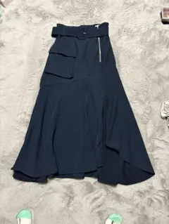 REDYAZEL ネイビーフレアスカート