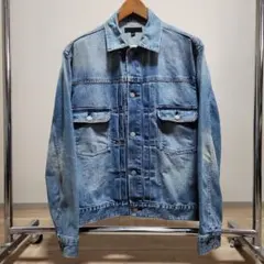 ユニクロ　UNIQLO　セカンドタイプ　ライトブルーデニムジャケット　Lサイズ