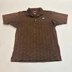 ヨネックス 半袖ポロシャツ ブラウン Mサイズ