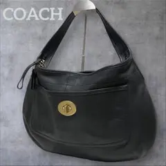 美品✨ COACH XL Ergo Hobo ショルダーバッグ ターンロック 黒