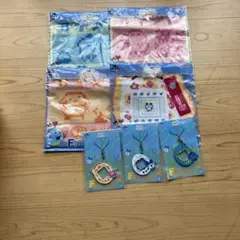 たまごっち　一番くじ　F賞　タオル　ラバーチャーム