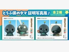 とうふ係のタマ 教育番組 ファミマ 証明写真風ステッカー 2枚 ファミリーマート