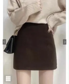 GRL インパン付き台形スカートac1844 タイトスカート　ミニ