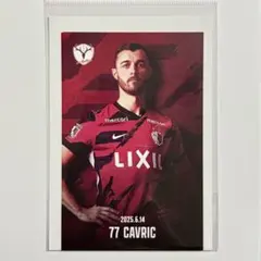 鹿島アントラーズ 25 鹿印紙 第20節 チャヴリッチ