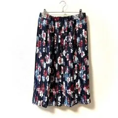 BANANA REPUBLIC【S】花柄♡プリーツスカートのサムネイル