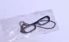 メガネ型 ストラップ キーホルダー キラキラ