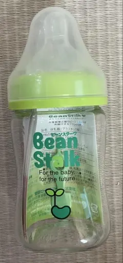 （箱なし）Bean Stalk 哺乳瓶 透明・緑