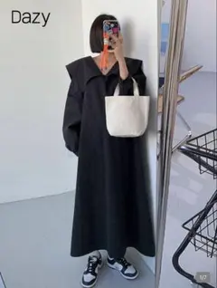 セーラーカラー　ワンピース