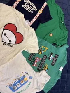 ベイマックスと車デザインのTシャツセット