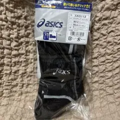 アシックス エクスグリップソックス　ブラック　グレー　Lサイズ 27-29cm