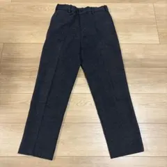 ユニクロ　UNIQLO アンクルパンツ　ヘリンボーン柄　ダークグレー　XS