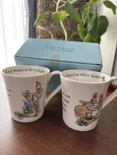 新品　The World of Peter Rabbit マグカップ 2個セット