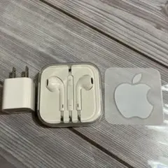 Apple EarPodsと充電アダプタセット　シール　3点セット