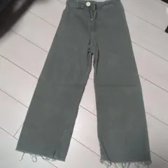 ZARAカーキフレアパンツ 164cm