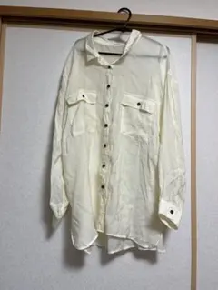 即購入OK！pairpair シアーシャツ ベージュのサムネイル
