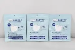 3袋セット W抗菌 AOKI 洗えるマスク 肌触り◎ 3枚入り UVカットのサムネイル