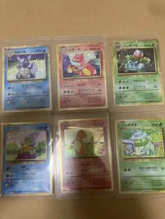 ポケモンカードclassic御三家6枚　旧裏3枚