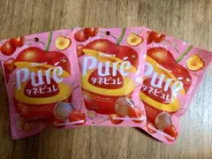 カンロ ピュレグミ タネピュレ さくらんぼ味 3袋セット