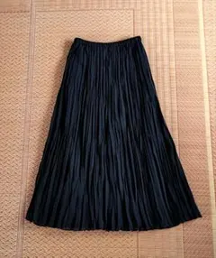 【プリーツスカート】ブラック プリーツスカート サイズF ★