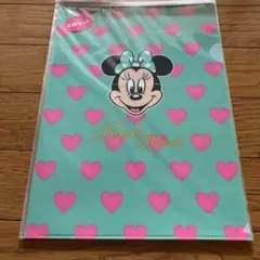 希少　ディズニーランド　ミニー　クリアファイル　4枚セット