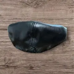 黒 レザー ベレー帽 KANGOL カンゴール