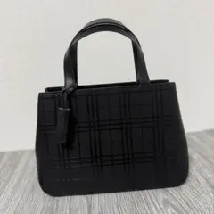 BURBERRY エンボスチェックカーフ ハンドバッグのサムネイル