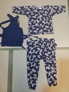 甚平 またひき サイズ7〜8才用 伝統的和柄 - メルカリ
