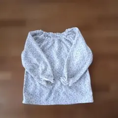 花柄長袖フリース生地トレーナー 95㎝
