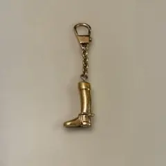 グッチゴールドブーツ型キーホルダー