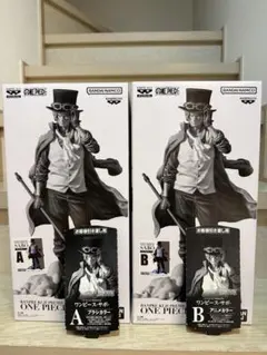 【新品・未開封品】 バンプレくじ ワンピース SABO フィギュア A/Bセット