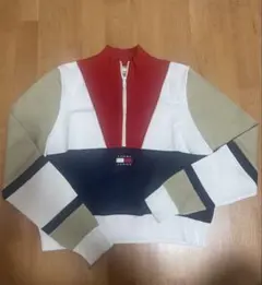 ハーフジップ ニット