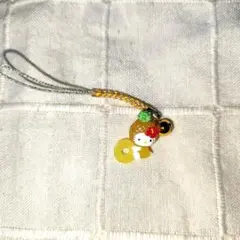 【激レア】ハローキティ　フルーツバージョン　パイナップル　パイン　ストラップ 激レア】ハローキティ フルーツバージョン パイナップル パイン