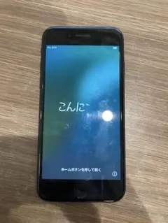 iPhone SEブラック 本体 初期設定中