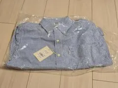 リーバイスLサイズ 青と白ギンガムチェックシャツ