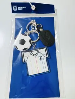 [限定品] 日本代表！SAMURAI BLUE サッカーボール キーホルダー
