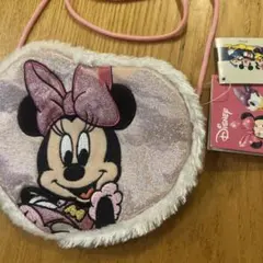 ディズニー・ミニーマウス ハート型ショルダーバッグ
