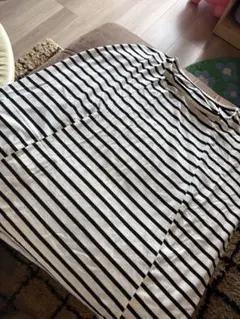 ポンチョ型ボーダー授乳ケープ