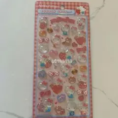 【正規品】　新品未使用　ボンボンドロップシール　サンリオ　キティ　赤　第二弾