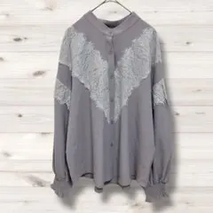 フューティアランド　レースドッキングブラウス レディース 1383f