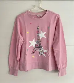 GAP トレーナー刺繍 ピンク 150cm