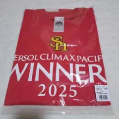 新品 ソフトバンクホークス 2025 パ優勝記念 選手着用Tシャツ　Lサイズ