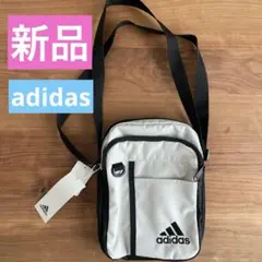 adidas ショルダーバッグ ホワイト/ブラック
