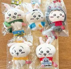 ちいかわ　もぐもぐ本舗　ご当地ぬいぐるみチェーン　伏見稲荷なマスコット　うさぎ