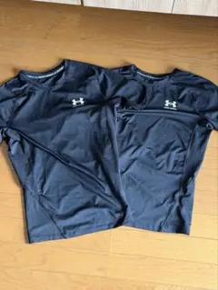 UNDER ARMOUR HEATGEAR ブラック アンダーシャツ　LG 半袖