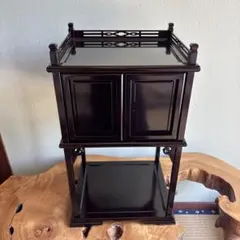《e》茶棚 煎茶棚 木製 漆塗 茶道具
