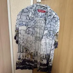 Supreme Mosaic アロハシャツ モザイク柄 水色 L - メルカリ