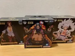 一番くじ　ワンピース　新四皇　シャンクス　黒ひげ　ルフィ　フィギュア　おまけ付き