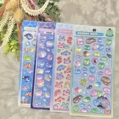莉*紗様 正規品 ボンボンドロップシール 水族館限定 新作4種類　コンプリート