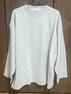 グレー 長袖カットソー